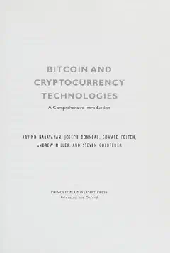 Bitcoin and Cryptocurrency Technologies: A Comprehensive Introduction