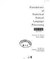 Foundations of Statistical Natural Language Processing